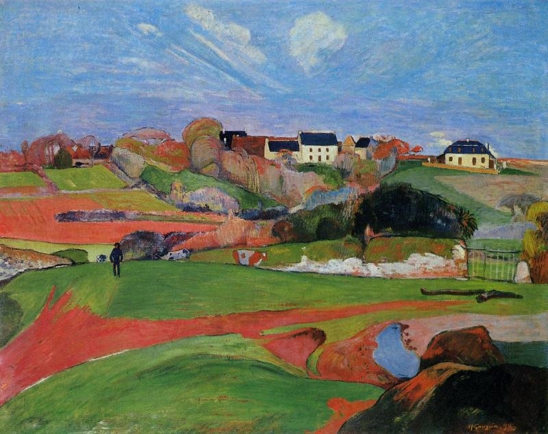 Paul Gauguin Fields at le Pouldu